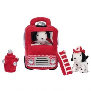 Fire Truck Interactive Plush Play Set