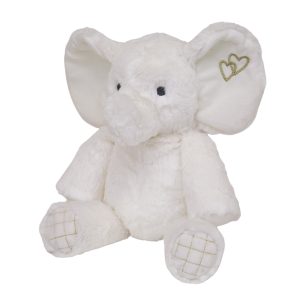 Signature Jamboree Plush Elephant – Marshmallow