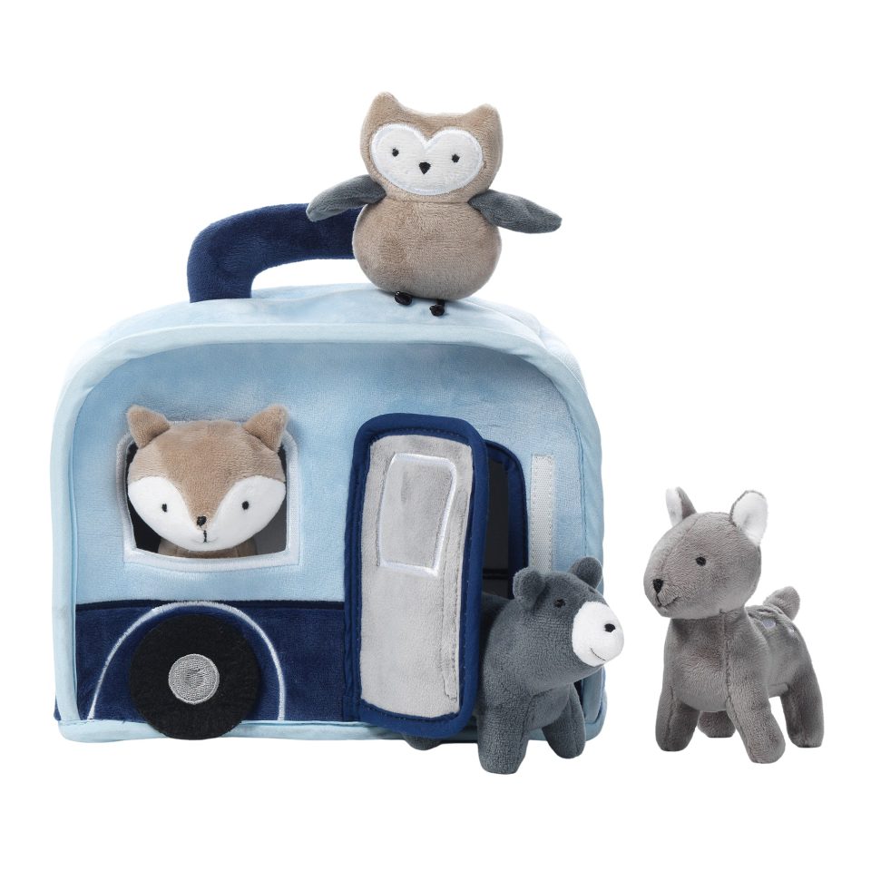 Camper RV Interactive Plush Toy with Animals